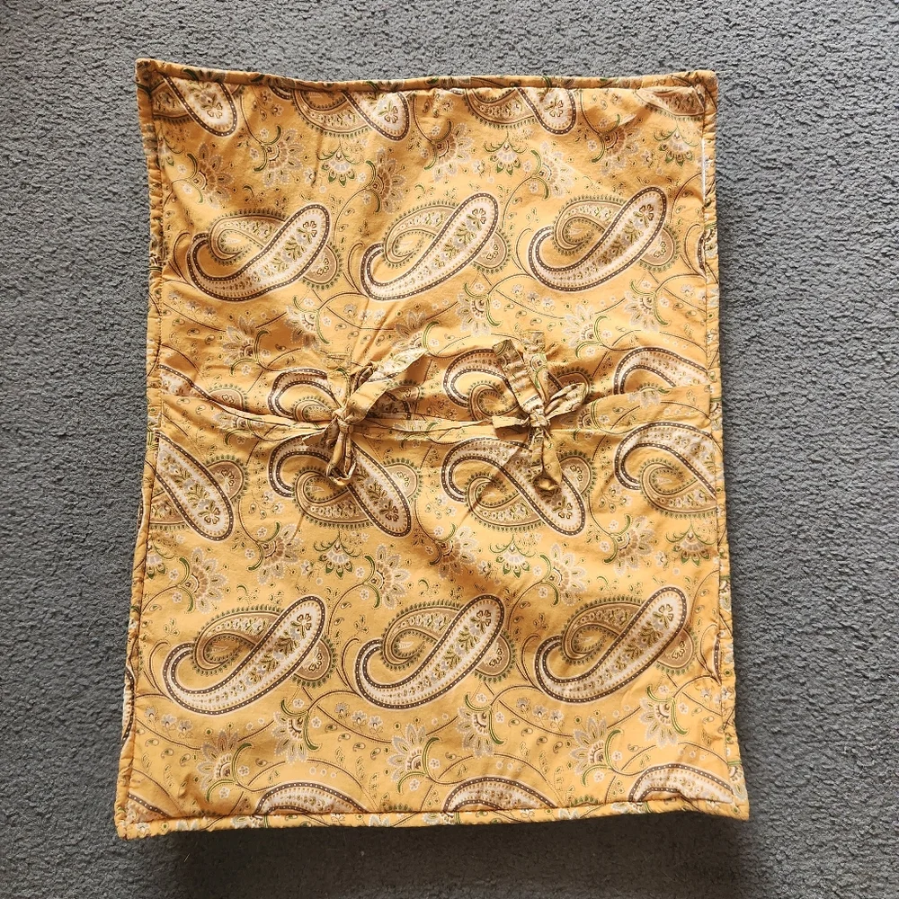 POTTERY BARN Pillow Case Sham Patchwork Floral Paisley Home Bedding 20 x 26